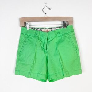 J. Crew Factory broken in chino 100% cotton lime green Size 00